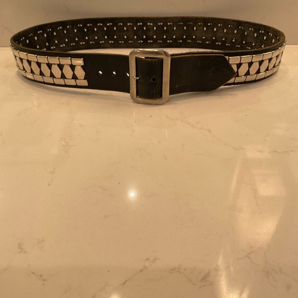 Vintage Other - VINTAGE MENS LEATHER BELT SIZE 34 FABULOUS